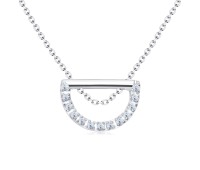 Cute Style Silver Necklaces SPE-3201
